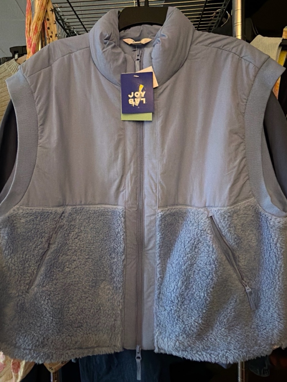 NWT Joy Lab Boxy Fit Vest XL Hydrangea TikTok Viral